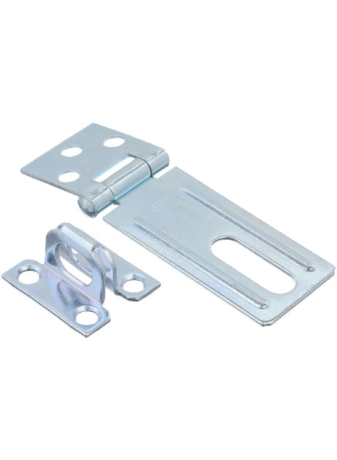 ACE High Quality Zinc Fixed Staple Safety Hasp Silver 3-1/4 Inch 5287081 - Image 2